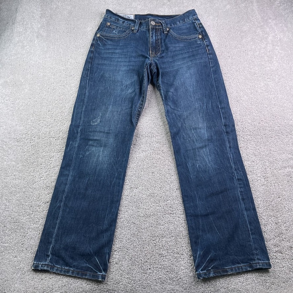 John‎ B Stetson Jeans Mens 30x30 Blue Modern Straight Leg Denim Western